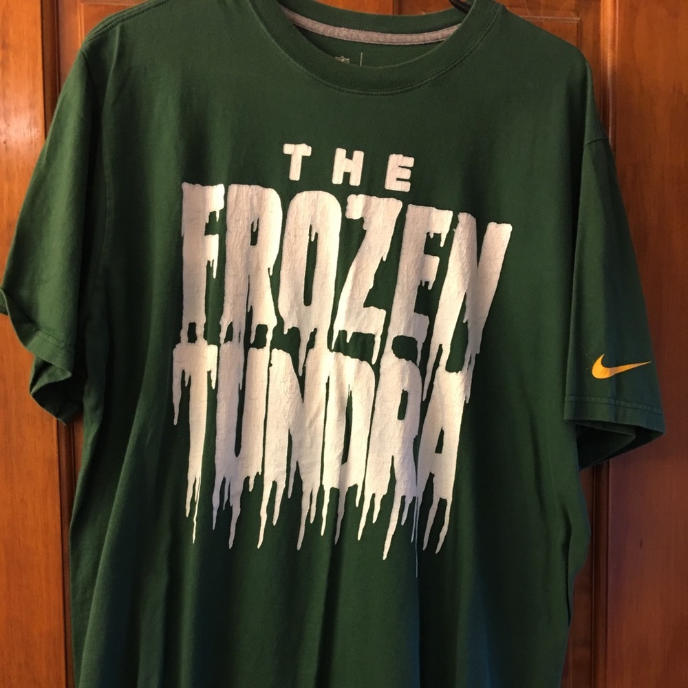Packers’ “Frozen Tundra” shirt by Nike